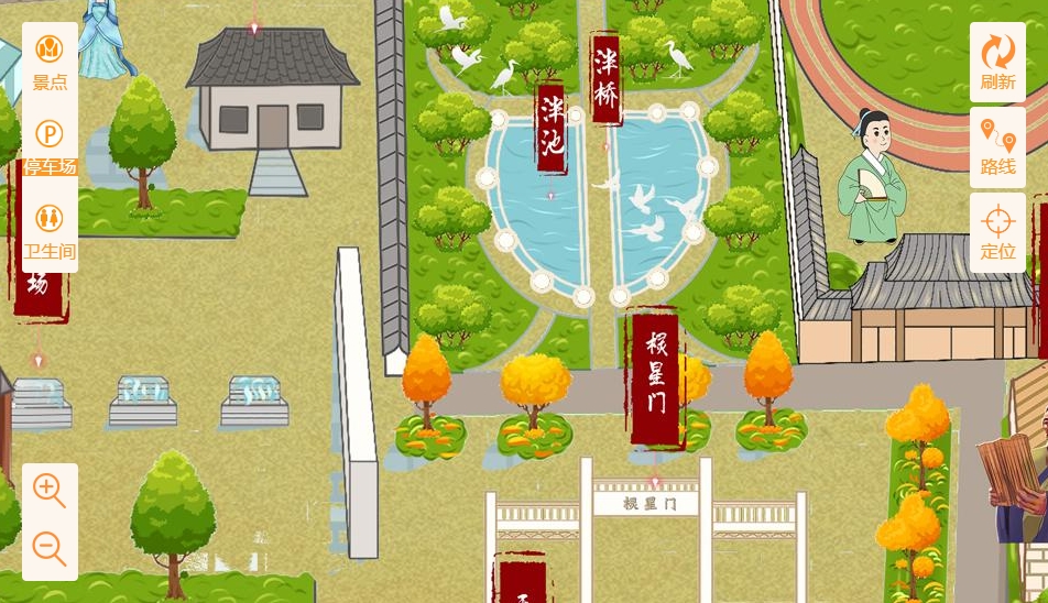 扎兰屯手绘地图景区语音讲解导览系统：智慧景区建设的基石